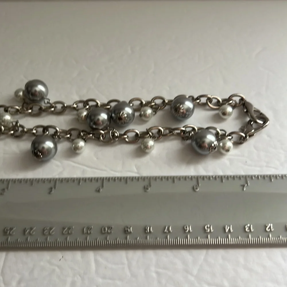 Bracelet watch with pearls. - Picture 4 of 8